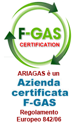 Ariagas azienda certificata Fgas Condizionatori Torino